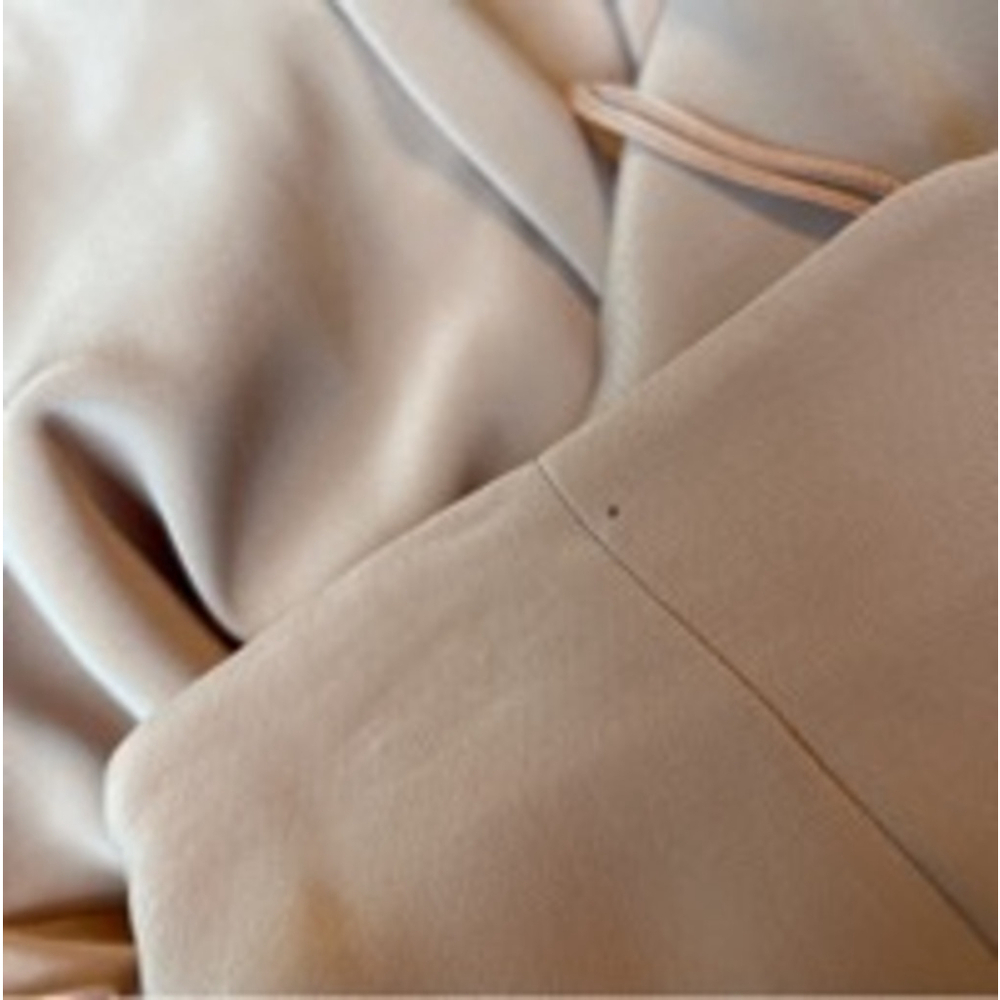 Badgley Mischka Top Skirt Suit Set Elegant Peach Beaded 6 - Picture 15 of 15